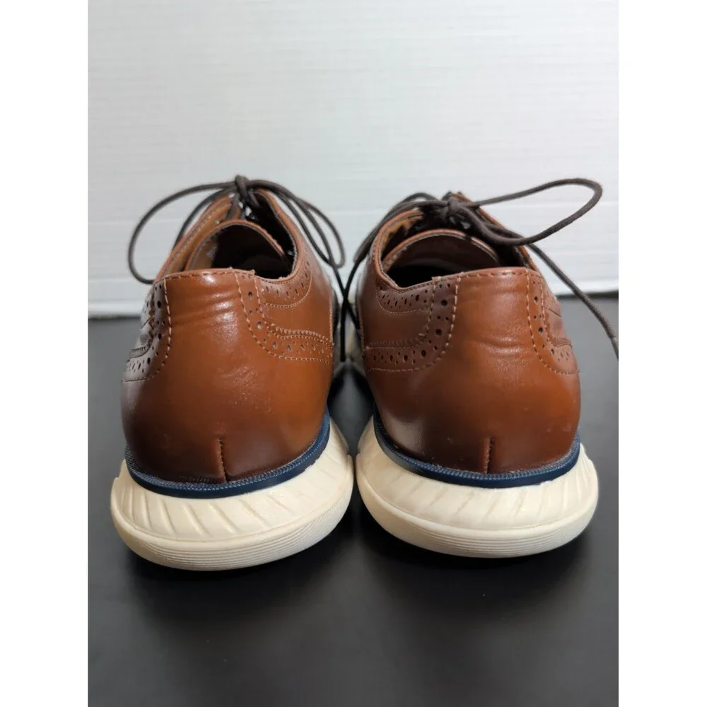 SONOMA ORTHOLITE MORANTT OXFORD SHOES MENS SIZE 9M COGNAC COLOR NEW W/O BOX.